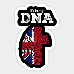 My Dna Uk Christianity Patriot Apparel Sticker